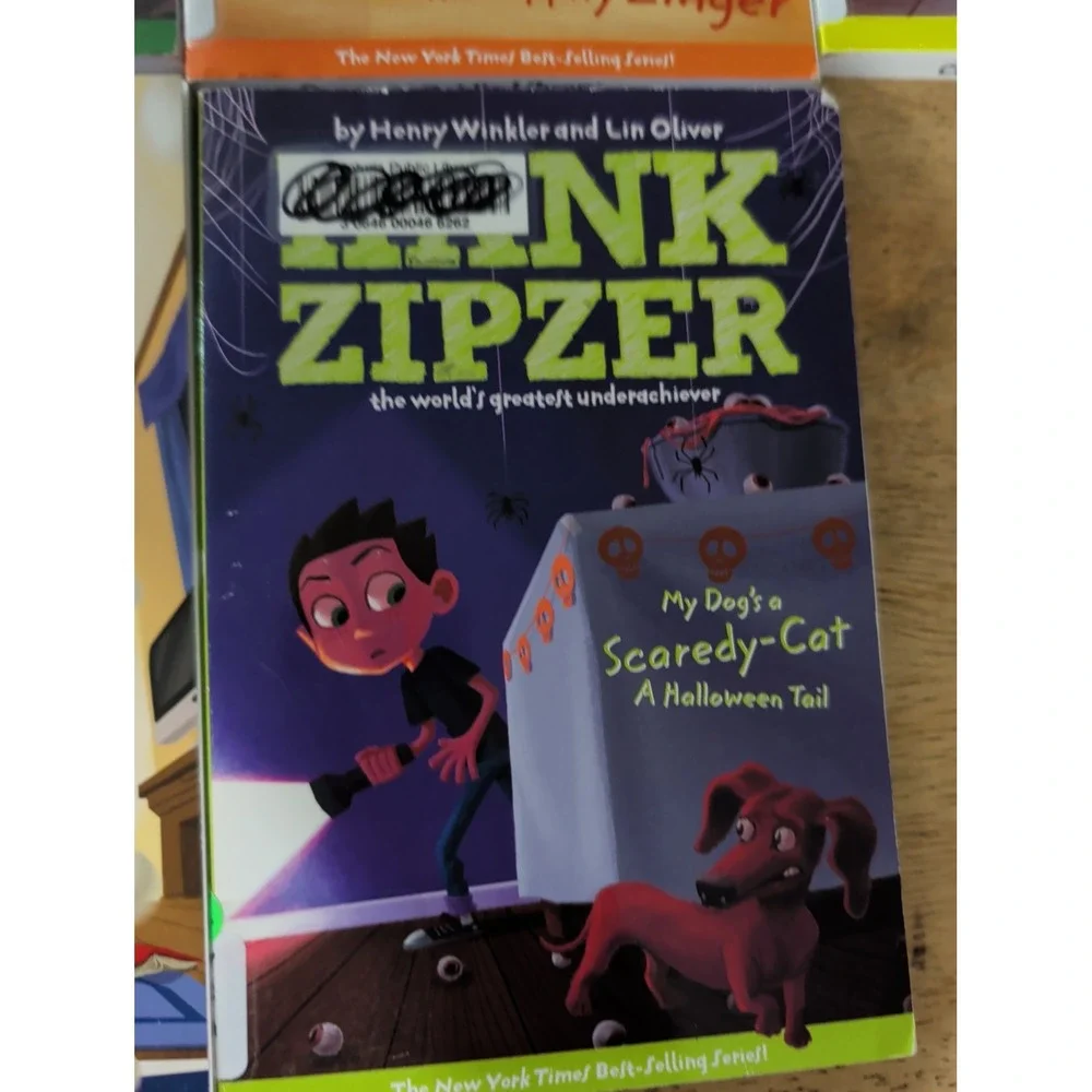 Hank Zipzer Henry Winkler Lin Oliver Books 1-10 Paperback Lot Mid Leve Missing 9